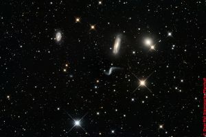 Hickson 44 im Sternbild Löwe - Entfernung: ca. 60 Millionen Lichtjahren  • Aufnahme: B.M. / R.S. | Teleskop: PlaneWave CDK17 - 17 f/6,8 Astrograph • Doerffel Sternwarte©