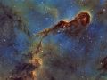 IC1396 Elefantenruesselnebel in Hubble Palette • Aufnahme B.M. | Teleskop: PlaneWave CDK17 - 17 f/6,8 Astrograph • Doerffel Sternwarte