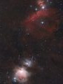 IC434 (Pferdekopfnebel Barnard33) und M42 (Orionnenbel)