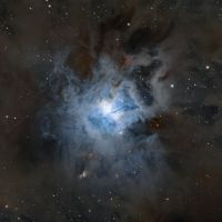 Iris-Nebel (NGC7023) Sternbild  Kepheus • Entfernung 1825 Lichtjahre | Teleskop CDK17inch | Aufnahme: B.M. • Doerffel Sternwarte©