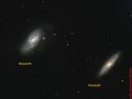 Leo-Triplett (M65 & M66) Sternbild  Löwe • Entfernung ca. 35 Mio. Lichtjahre | Aufnahme: B.M. • Doerffel Sternwarte©