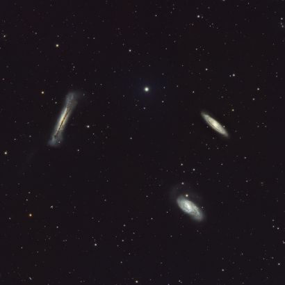 Leo-Triplett (M65, M66 & NGC3628) Sternbild  Löwe • Entfernung ca. 35 Mio. Lichtjahre | Aufnahme: B.M. • Doerffel Sternwarte©