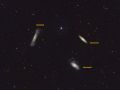 Leo-Triplett (M65, M66 & NGC3628) Sternbild  Löwe • Entfernung ca. 35 Mio. Lichtjahre | Aufnahme: B.M. • Doerffel Sternwarte©