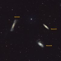 Leo-Triplett (M65, M66 & NGC3628) Sternbild  Löwe • Entfernung ca. 35 Mio. Lichtjahre | Aufnahme: B.M. • Doerffel Sternwarte©