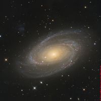 M81 Gruppe (Messier81- Bodes Galaxie ) Sternbild Großer Bär • Entfernung ca. 12 Mio. Lichtjahre | Teleskop CDK17inch | Aufnahme: B.M. / teilweise R.S. • Doerffel Sternwarte©