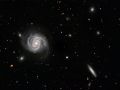 Messier100 & NGC4312 im Sternbild Haar der Berenike • Aufnahme: B.M. | Teleskop: PlaneWave CDK17 - 17 f/6,8 Astrograph • Doerffel Sternwarte©