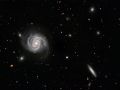 Messier100 & NGC4312 - (Virgo-Galaxienhaufen) Sternbild Haar der Berenike • Entfernung ca. 68 Mio. Lichtjahre | Teleskop CDK17inch | Aufnahme: B.M. / teilweise R.S. • Doerffel Sternwarte©