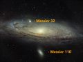 Messier 31 (Andromeda Galaxie) mit Begleitgalaxien Messier 32 (oberhalb) und Messier 110 - Aufnahme B.M. - 18.08.2025 - 40x180s | Entfernung ca. 2,5 Mio Lichtjahre | Sternbild Andromeda | Ra: 0h 42m 44,3s Dekl. +41° 16′ 09″