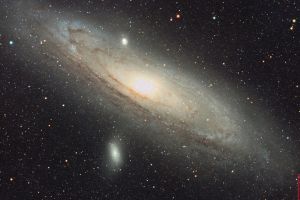 M31 / M32 / M110  (Andromeda Galaxie ) Sternbild Andromeda • Entfernung ca. 2,5 Mio. Lichtjahre | Teleskop CDK17inch | Aufnahme: B.M. • Doerffel Sternwarte©