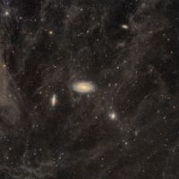 M81 Gruppe (Messier81 & Messier 82) Sternbild Großer Bär • Entfernung ca. 12 Mio. Lichtjahre | Aufnahme: B.M. / teilweise R.S. • Doerffel Sternwarte©