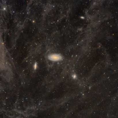 M81 Gruppe (Messier81 & Messier 82) Sternbild Großer Bär • Entfernung ca. 12 Mio. Lichtjahre | Aufnahme: B.M. / teilweise R.S. • Doerffel Sternwarte©