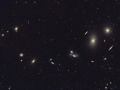 Markarjansche Kette - markarian's chain - (Virgo-Galaxienhaufen) Sternbild Haar der Berenike • Entfernung ca. 20 Mio. - 98 Mio. Lichtjahre | Teleskop CDK17inch | Aufnahme: B.M. / teilweise R.S. • Doerffel Sternwarte©