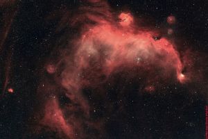 IC2177 - Seemöwennebel - Sternbild Einhorn • Entfernung ca. 3600 Lichtjahre | Teleskop Refractor 4inch | Aufnahme: B.M. • Doerffel Sternwarte©