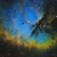 NGC281 (Pacman Nebel) • Aufnahme B.M. | Teleskop: PlaneWave CDK17 - 17 f/6,8 Astrograph • Doerffel Sternwarte