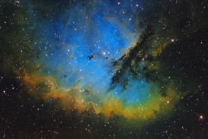 NGC281 (Pacman Nebel) • Aufnahme B.M. | Teleskop: PlaneWave CDK17 - 17 f/6,8 Astrograph • Doerffel Sternwarte