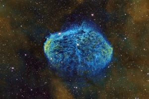 NGC6888 im Sternbild Schwan • Aufnahme: (RGB SHO) B.M. | Teleskop: PlaneWave CDK17 - 17 f/6,8 Astrograph • Doerffel Sternwarte