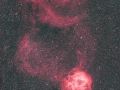 Rosettennebel (NGC2237) mit Umgebung