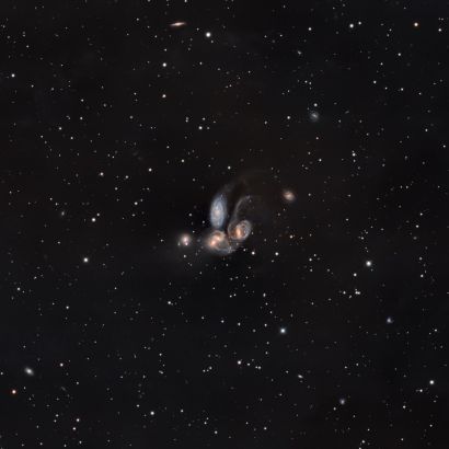Stephan´s Quintett ( NGC 7317, NGC 7318A, NGC 7318B, NGC 7319, NGC 7320C) • Aufnahme: B.M. | Teleskop: PlaneWave CDK17 - 17 f/6,8 Astrograph • Doerffel Sternwarte