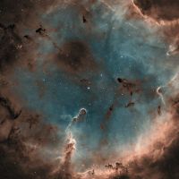 Elefantenrüsselnebel Komplex (IC1396A) - Sternbild Kepheus • Entfernung ca. 2400 Lichtjahre | Teleskop Refractor  Askar 103 auf 400mm f4 | Aufnahme: B.M. / R.S. • Doerffel Sternwarte©