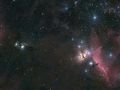 Pferdekopfnebel und Umgebung - Sternbild Orion • Entfernung ca. 5400 Lichtjahre | Teleskop Refractor 4inch | Aufnahme: B.M. • Doerffel Sternwarte©