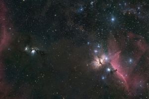 Pferdekopfnebel und Umgebung - Sternbild Orion • Entfernung ca. 5400 Lichtjahre | Teleskop Refractor 4inch | Aufnahme: B.M. • Doerffel Sternwarte©