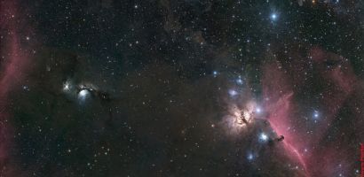 Pferdekopfnebel und Umgebung - Sternbild Orion • Entfernung ca. 5400 Lichtjahre | Teleskop Refractor 4inch | Aufnahme: B.M. • Doerffel Sternwarte©