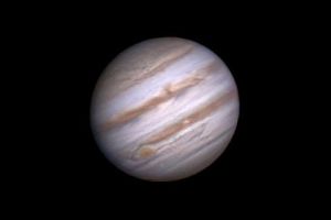 Jupiter mit GRF • Aufnahme B.M. | Teleskop: TEC APO 160 f/7 Fl. Apo mit ADK von Greatstar • Doerffel Sternwarte