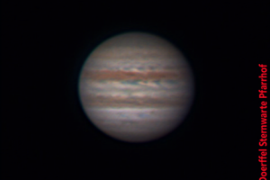 Jupiter • Aufnahme B.M. / R.S. | Teleskop: TEC APO 160 f/7 Fl. Apo mit ADK von Greatstar • Doerffel Sternwarte©