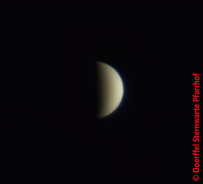 Venus am 06.02.2025 &bull; Aufnahme B.M. / R.S. | Teleskop: TEC APO 160 f/7 Fl. Apo mit ADK von Greatstar &bull; Doerffel Sternwarte&copy;