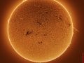 Überblick Sonne am 03.04.2025 • Aufnahme B.M. | Teleskop: ST 130/910 LS130MT Ha B3400 • Doerffel Sternwarte©