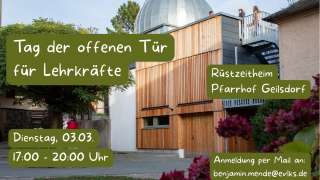 Tag der offenen T&uuml;r f&uuml;r Lehrkr&auml;fte